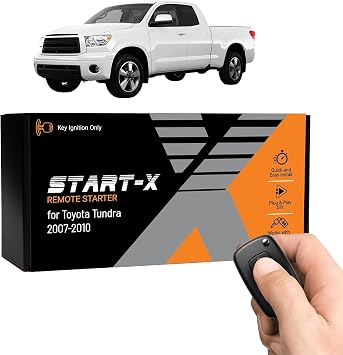 Start-X Car Remote Starter Kit for Toyota Tundra 2007, 2008, 2009, 2010