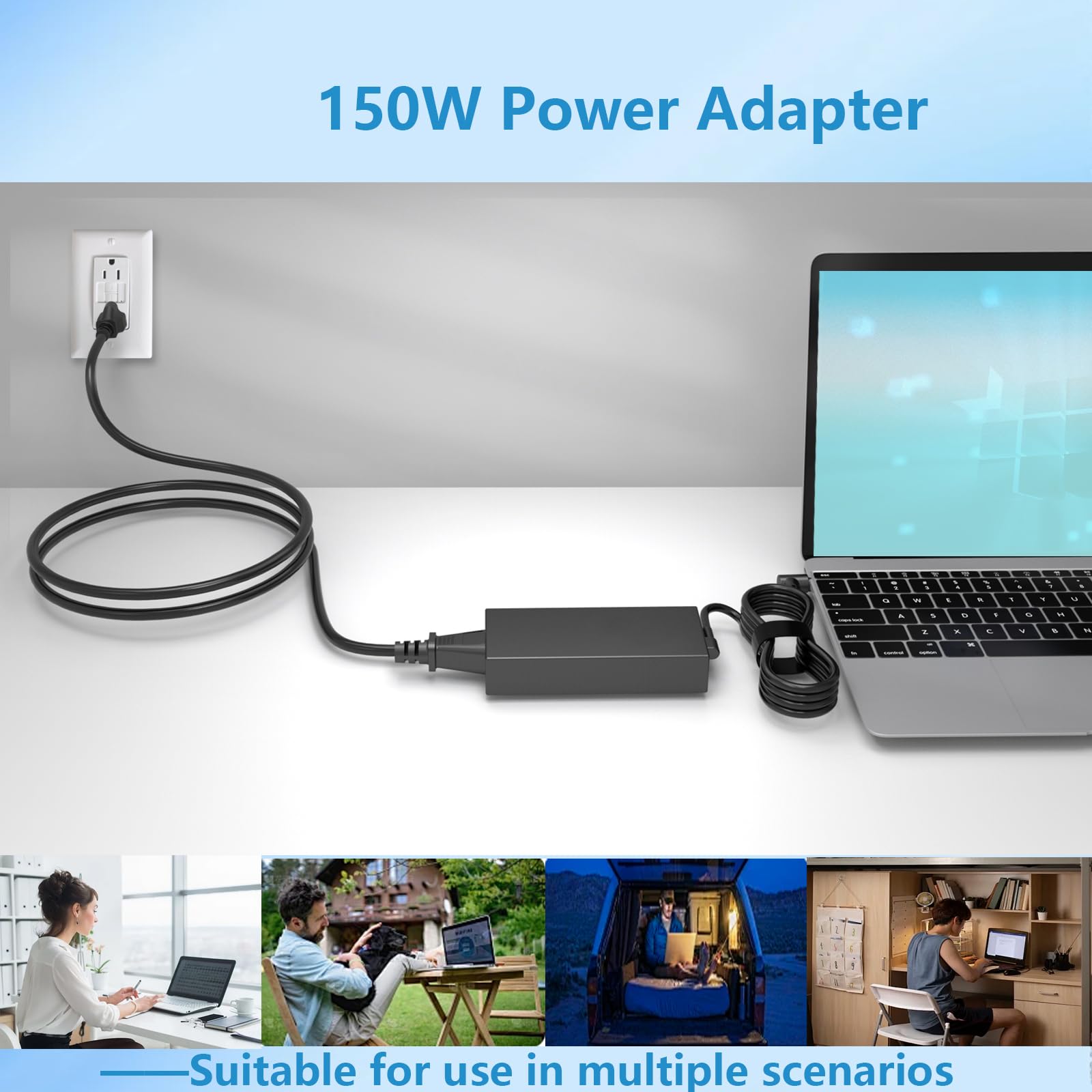 Cargador de 150 W copatible con Asus TUF Gaing A15-FA506IH A17