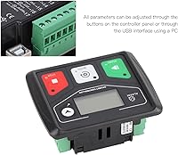 Vista 5 de Controlador electrónico del generador DC30D Panel de control Panel de control automático del grupo electrógeno para el generador para el motor