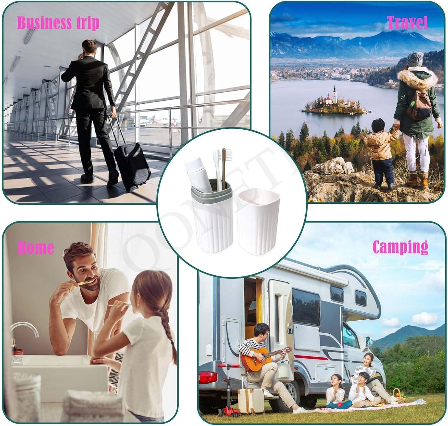 Travel Soap Case & Toothbrush Holder – Leak-Proof Waterproof Storage Box for Bathroom, Travel & Camping – Compact Toothbrush Cover & Soap Box – White Travel Soap Case & Toothbrush Holder – Leak-Proof Waterproof Storage Box for Bathroom, Travel & Camping – Compact Toothbrush Cover & Soap Box – White