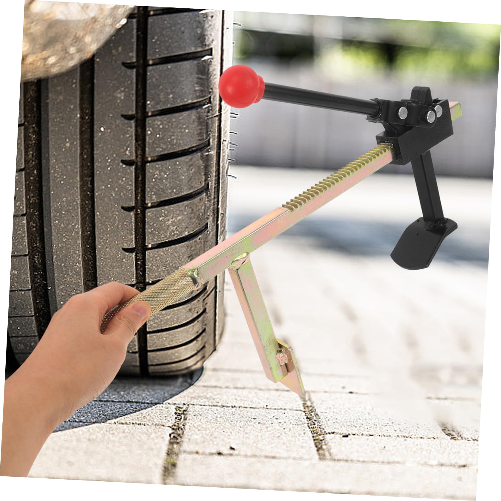 Herramienta Manual de Vulcanizante Pinchazos para Motos y Camiones, Expansor de Neumáticos de Hierro Fundido para Reparación y Extracción Segura en Uso Exterior