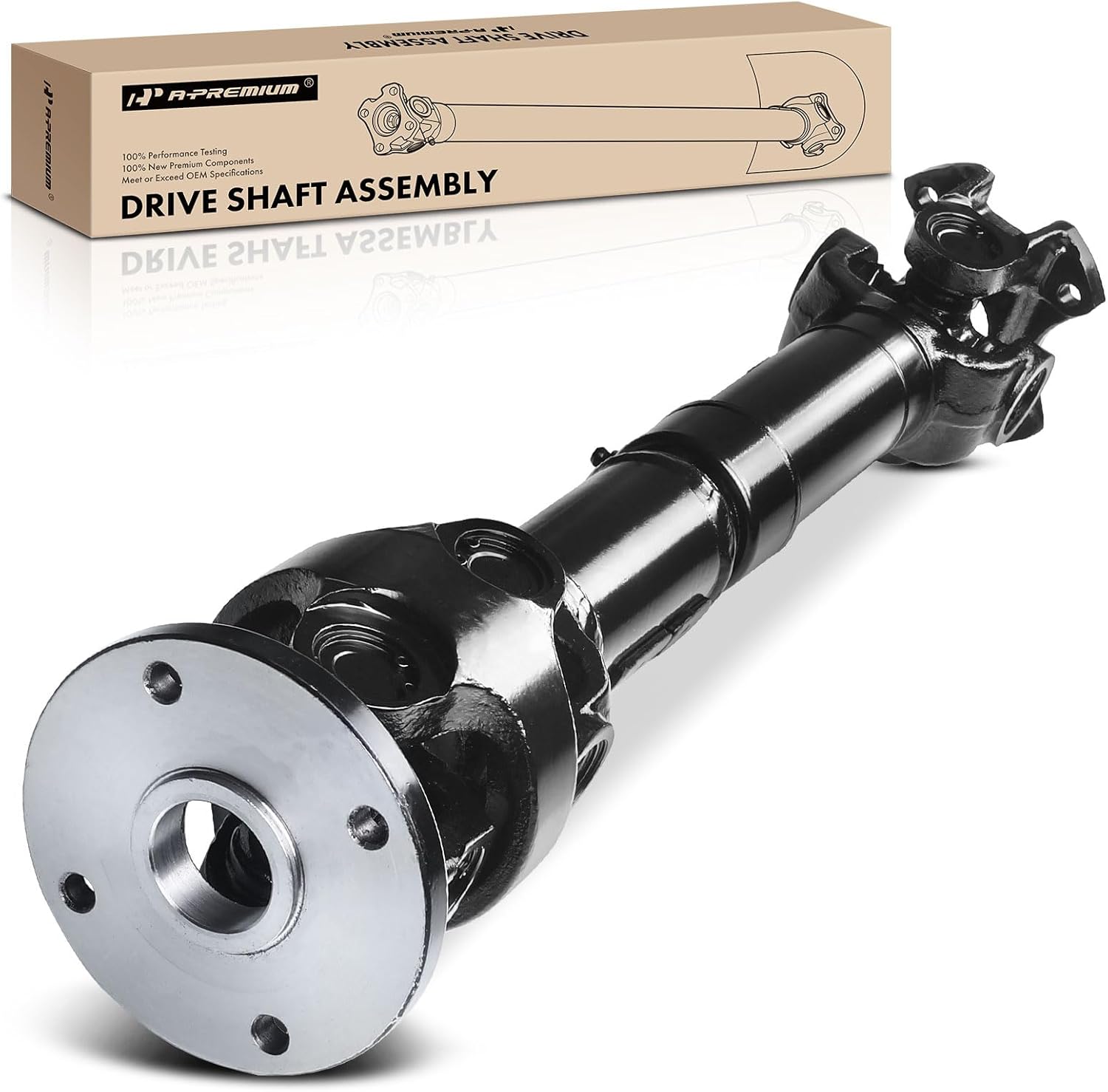 A-Premium Front Drive Shaft Driveshaft Assembly Compatible with Toyota Pickup 1980 1981 1982 1983 2.2L 2.4L, 4WD, Complete Prop Shaft