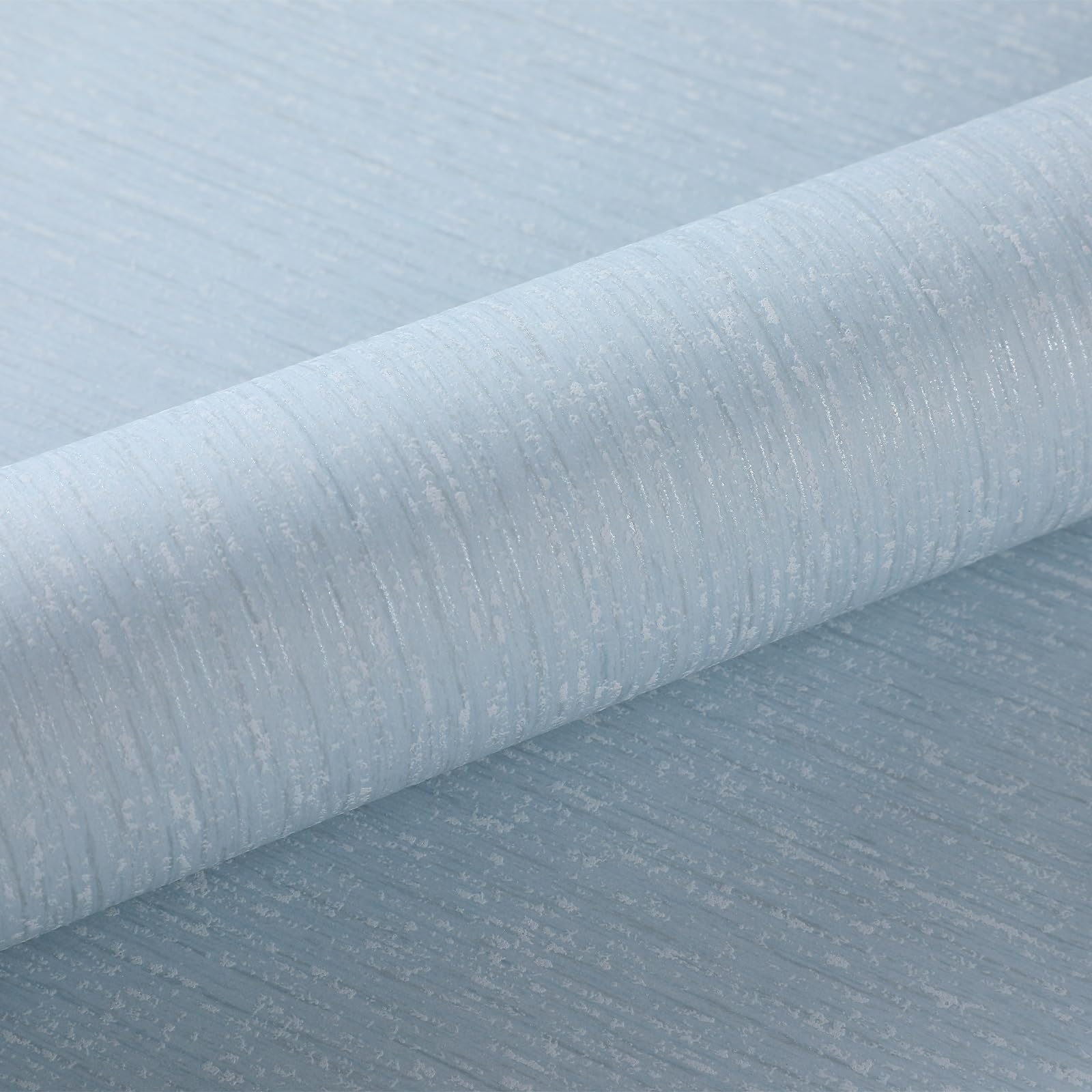 Anttyscar Thick Plain Blue 3D Striped Wallpaper Luxury Modern Textured Embossed Mix Feature Wallpaper for Bedroom Adults Teenager Living Room Lounge Hallway Hall