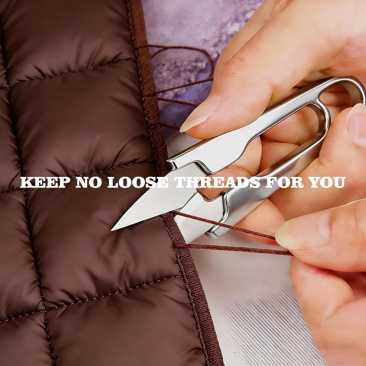 Women's Packable Winter Puffer Coat | Lightweight Quilted Jacket with Hood | Full Zip Travel Outerwear - Image 6