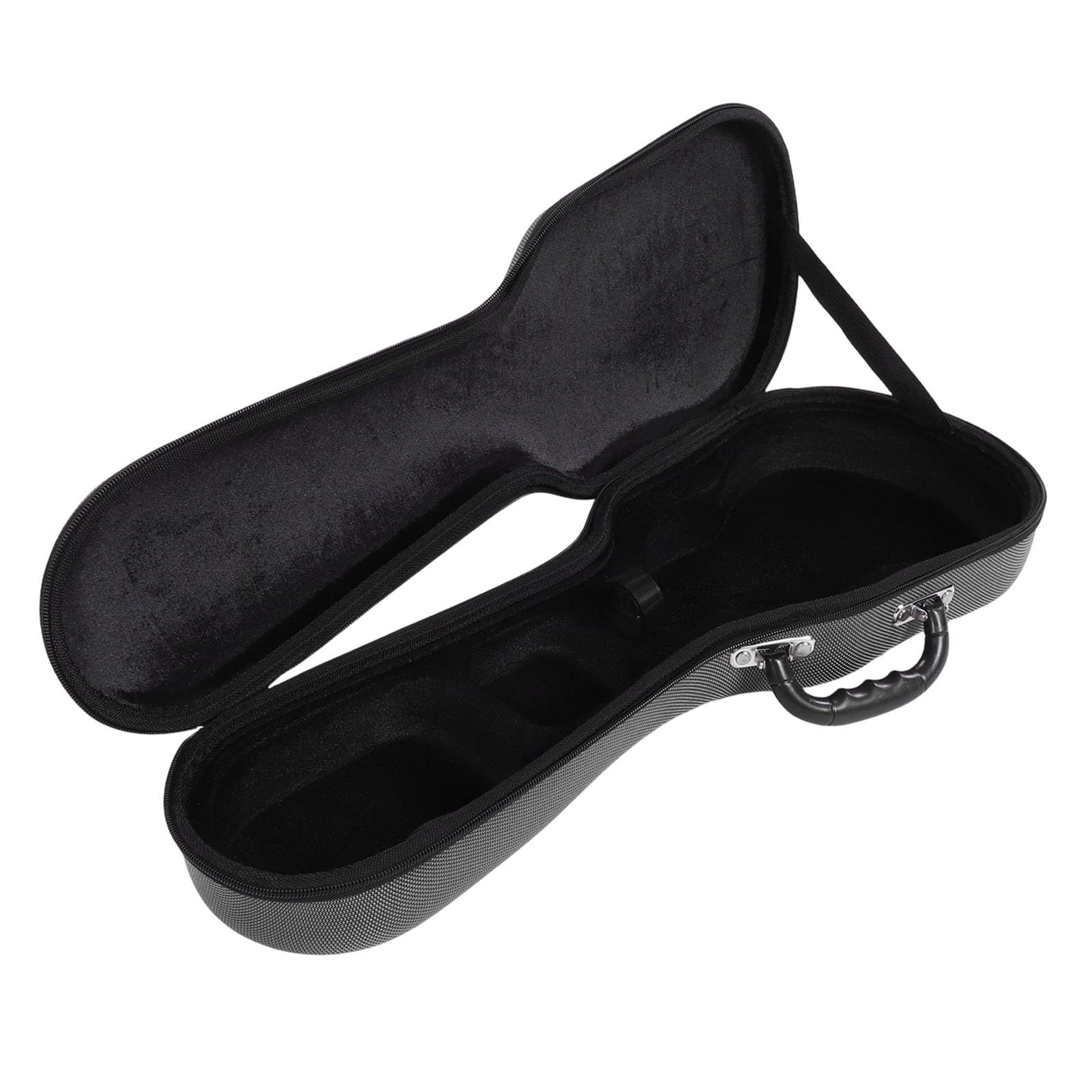 Borsa per Chitarra Acustica da 21 Pollici, Custodia Morbida in Tessuto Poliestere 1200d, Borsa a Tracolla Staccabile Unica con Interno in Morbido Peluche e Maniglia Ergonomica per Ukulele da