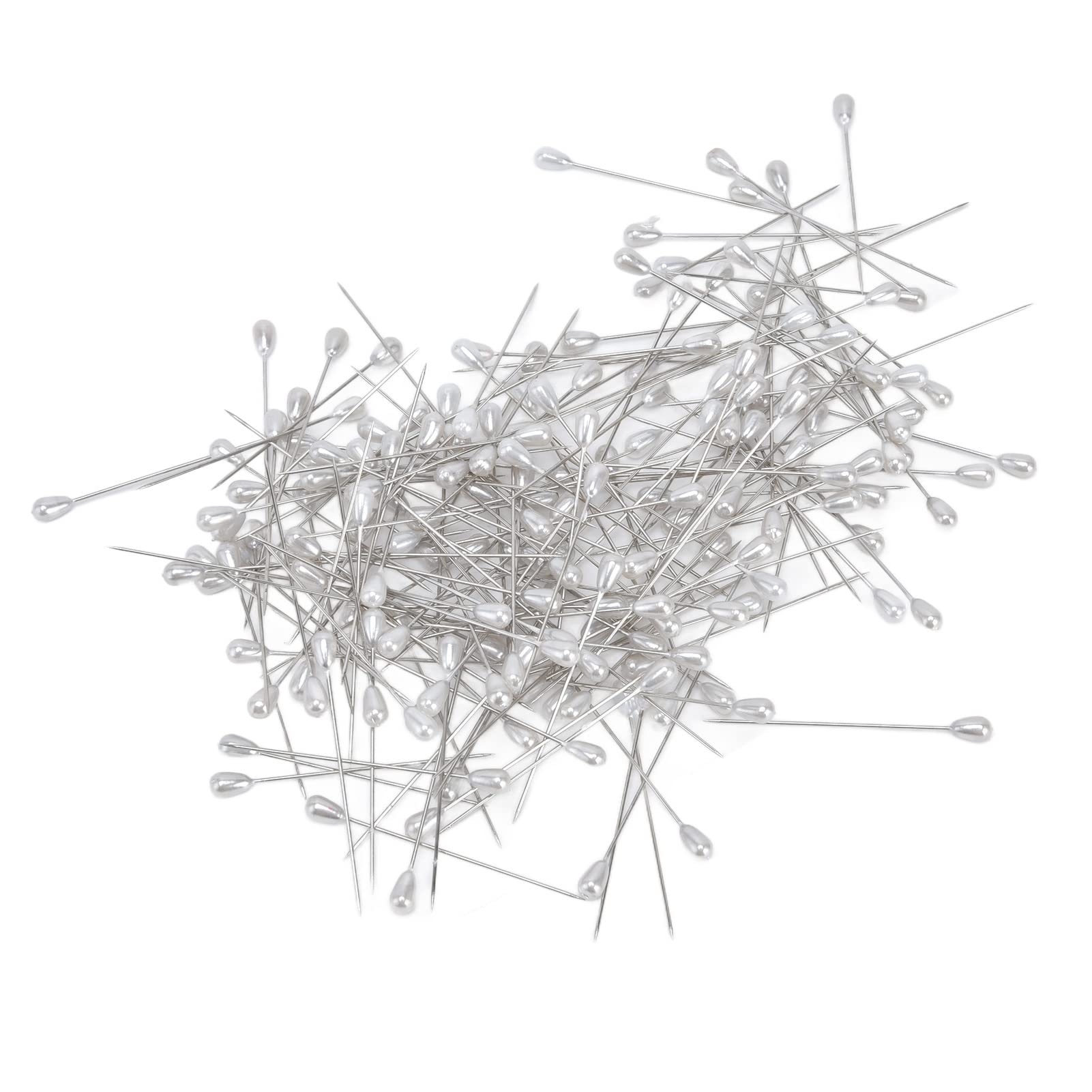 Boutonniere Pins, 200pcs Silver White Wedding Bouquet Pearl Pins For Bouquets Pearlized Ball Pins Stick Pins For Sewing Craft Wedding Decorations