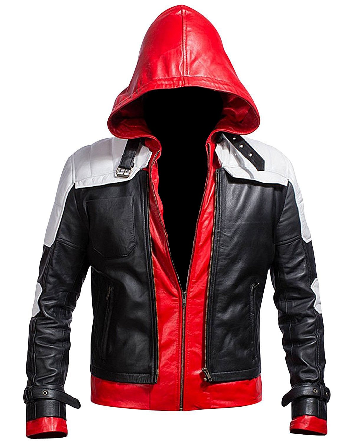 Mens Red Hood Batman Arkham Knight Jason Todd Costume Hoodie
