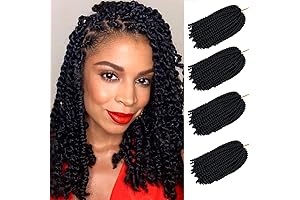 30 Strands Yebo Spring Twist Hair for All-Day Comfort