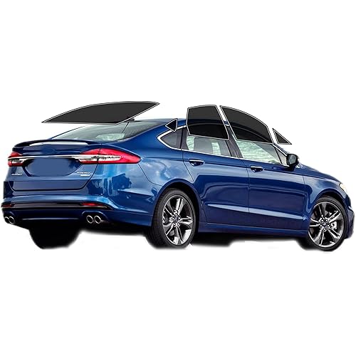 AUTOTEK Precut Windows Tint Film All Sides Cars Sun Blocking Protection Privacy Anti Shatter Glass 2 Ply Film Any Tint Shade kit for Ford Fusion 2013-2020
