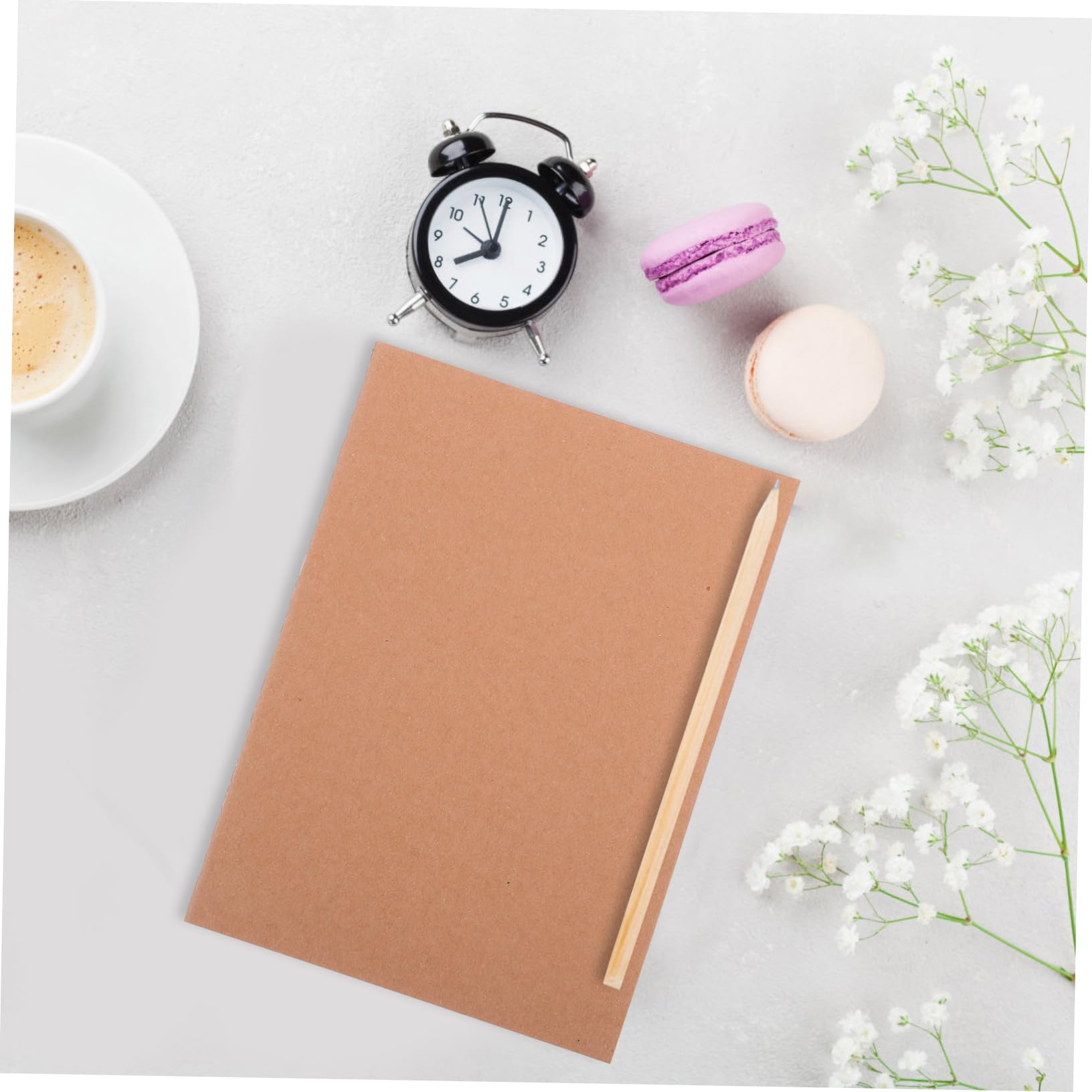 Kleiner Notizblock A5 aus Kraftpapier, 18 Stück Packung, 60 Seiten | Einschulung Feier, Journaling und Skizzieren, Tragbares Format für Schule und Büro