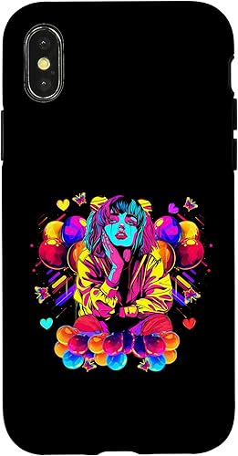 Miniatura 5 de iPhone 11 Pro Max Streetwear synthwave 80s 90s retro anime Emo clown fashion Case