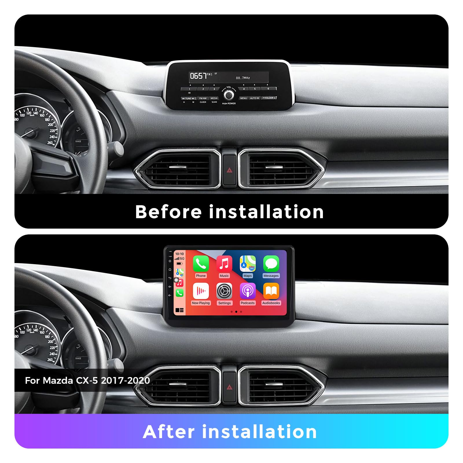 Amazon.com: FELLOSTAR for 2017-2018 Mazda CX-5 Radio Upgrade with