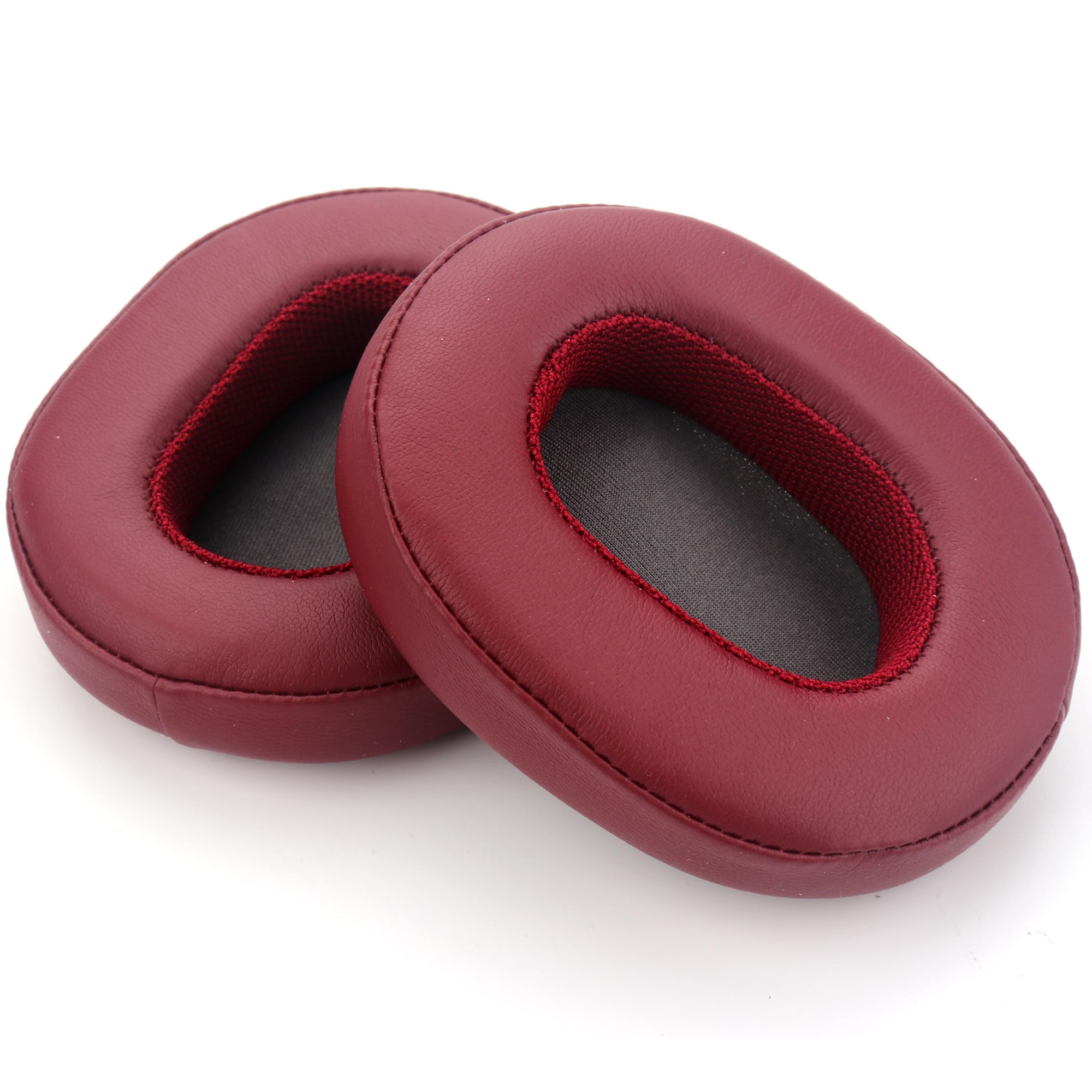 Replacement Earpads for Skullcandy Crusher evo - Replacement Pads for Crusher ANC/Hesh 3 Headphones (Burgundy)