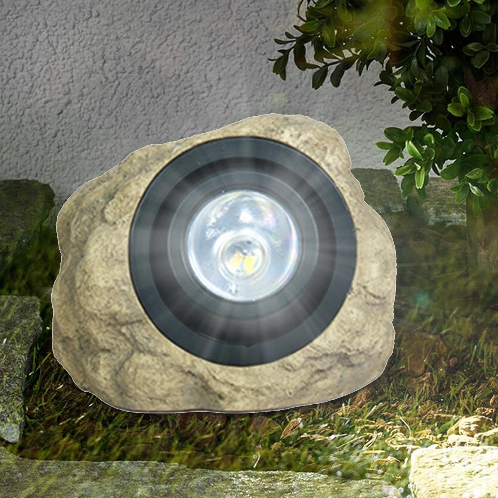 Luci solari decorative impermeabili della roccia