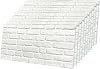 izodecor polystyrene wall cladding stone look white 50 x 100 x 2 cm wall panels white paintable for indoor and outdoor use waterproof sl-1900