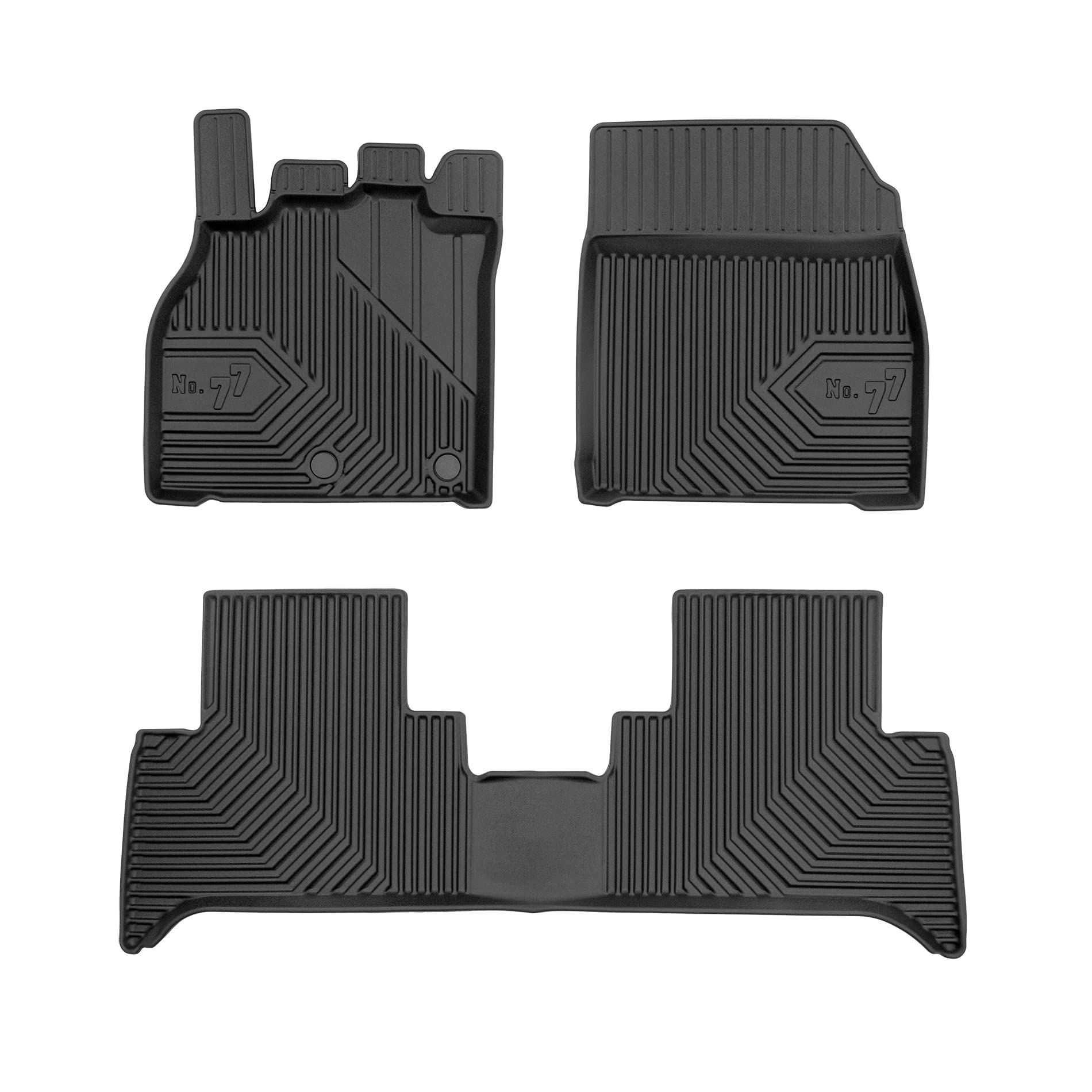 FROGUM No.77 Alfombrillas para Coche Alfombras para Renault Grand Scenic II 2009-2016, para Renault Scenic III 2009-2016 | Borde Alto | para Todo el año | Tamaño