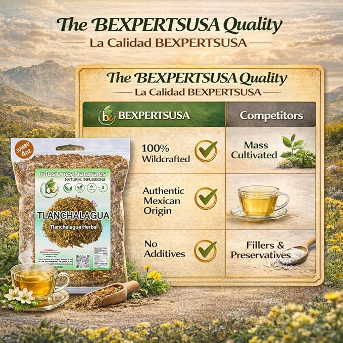 Té de Hierbas Tlanchalagua 113 g Hebras Natural Vegano miniatura 6