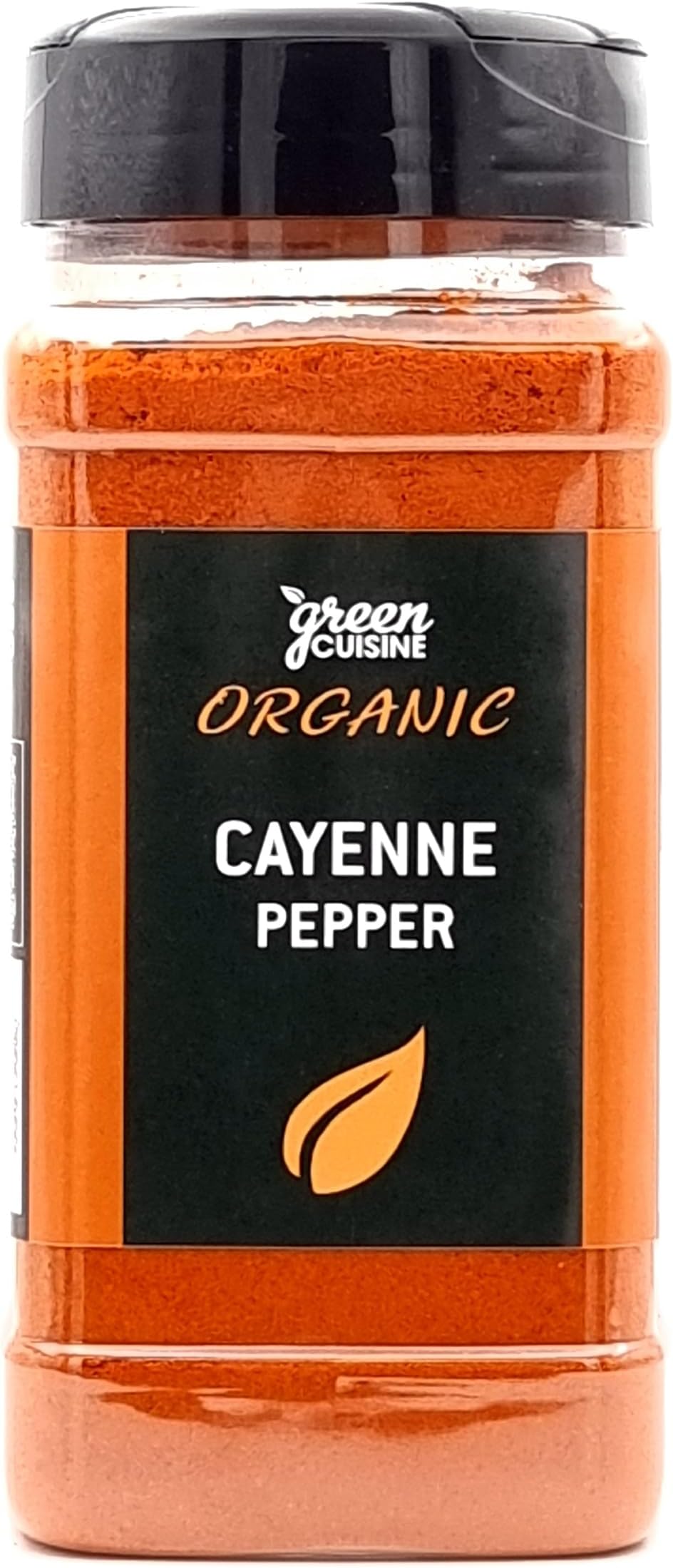 Organic Cayenne Pepper | 280g | Hot Cayenne Chilli Powder | Certified Organic Ground Cayenne Pepper