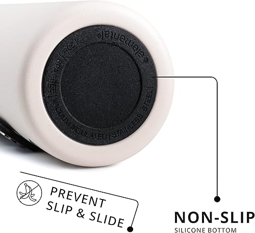 Vista 170 de Elemental Botella de agua icónica de acero inoxidable con pajilla, 32 onzas, a prueba de fugas, triple pared, aislada, para viajes y deportes, Azul