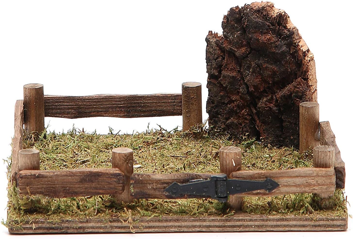 Holyart Corral in Wood for Nativity 12x12cm