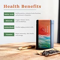 Vista 4 de TEA & TIME Té de belleza oriental, té Oolong de hojas sueltas, té chino premium, origen de Taiwán (2.64 onzas)