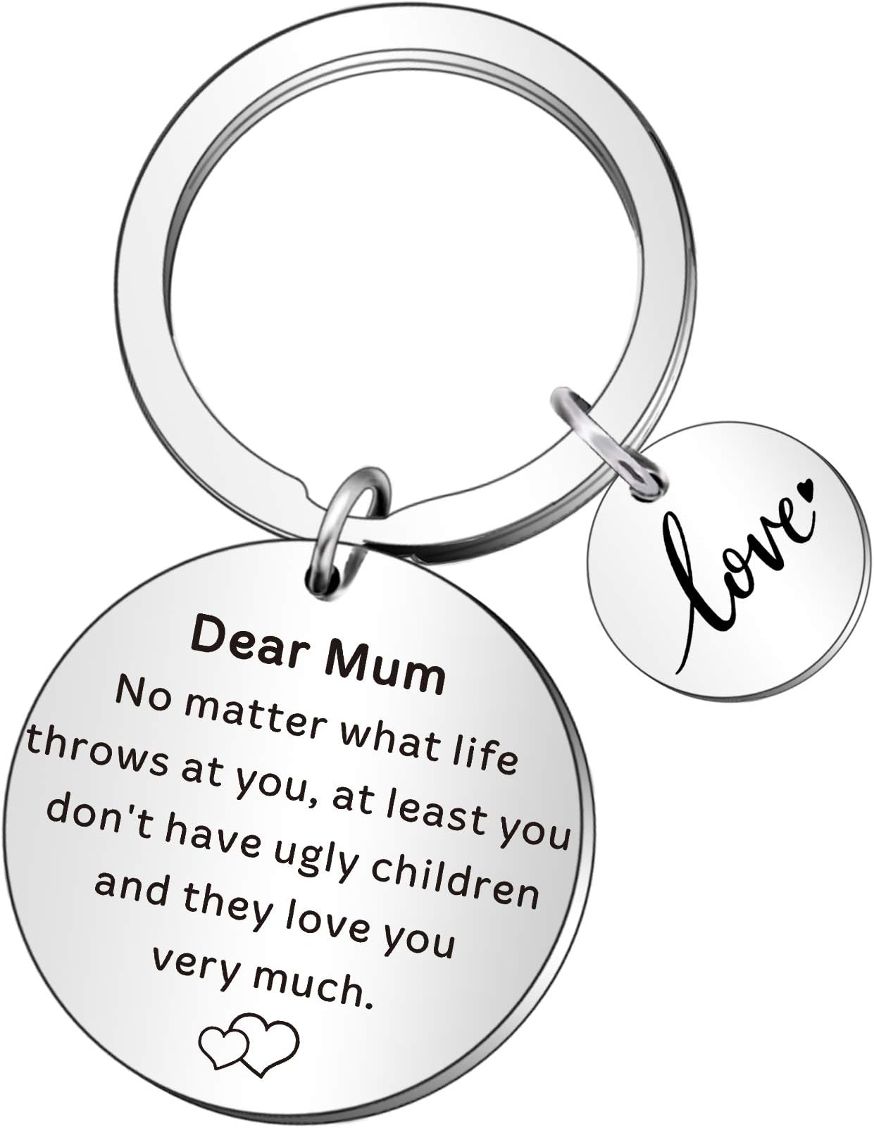 Mum Gifts Mum Keyring from Daughter Son Mother Mom Mama Mummy keychain Birthday Christmas Thanksgiving Mother's Day Present