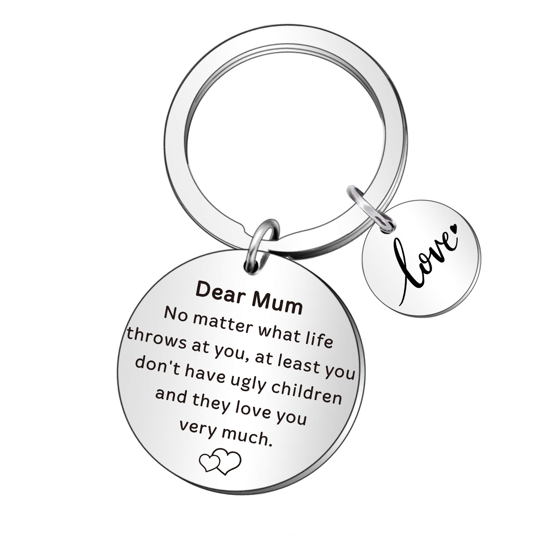 Mum Gifts Mum Keyring from Daughter Son Mother Mom Mama Mummy keychain Birthday Christmas Thanksgiving Mother's Day Present