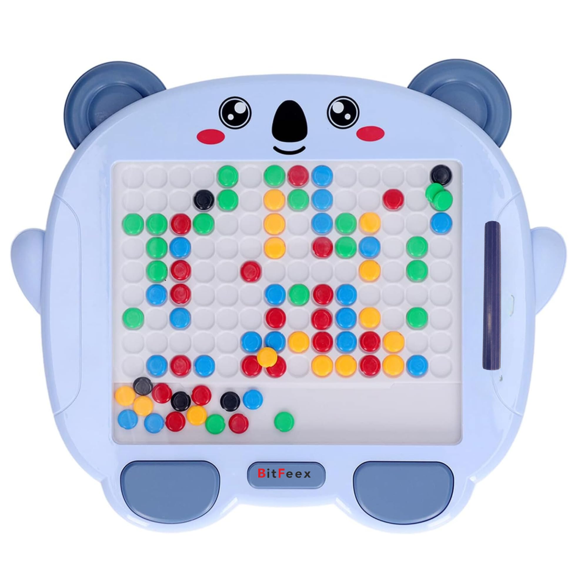 BitFeex Plastic Magnetic Slate Magnetic Drawing Board For Kids Doodle Board Magnetic Beads Pen Drawing Board Dot Art Educational Travel Toys For 2 3 4 5 6 7 8 Yr Old Boys Girl(Koala Slate),Multicolor (B0D6YW6777) Amazon Price History, Amazon Price Tracker