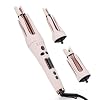 Elle - Auto Spin Curling Iron, Effortless Tangle Free Curls, Auto Spin Technology Peach