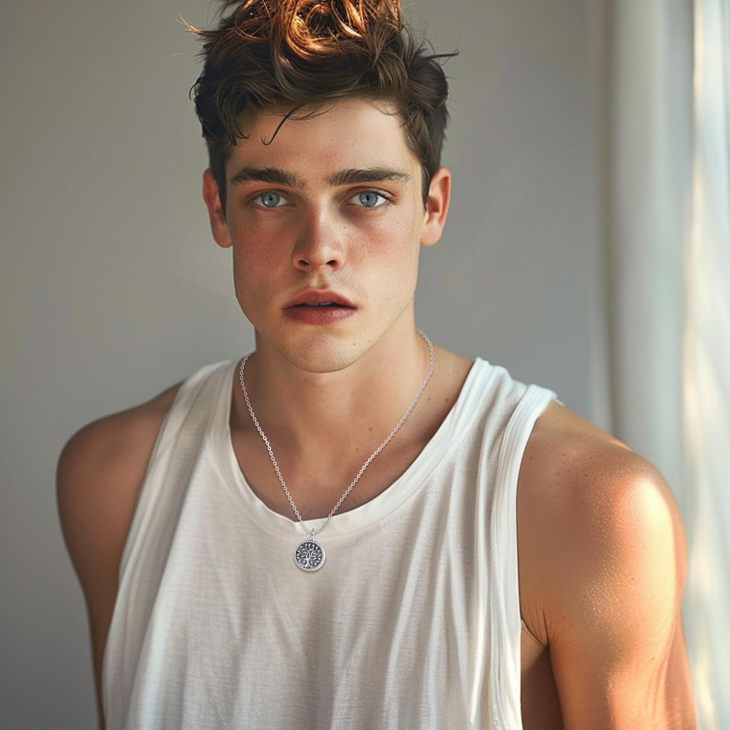 Eusense Cremation Jewelry for Ashes Urn Necklace to Put Ashes In 925 Sterling Silver Memorial Pendant Tree of Life Urn Necklaces for Ashes Necklace for Women Men - Image 9