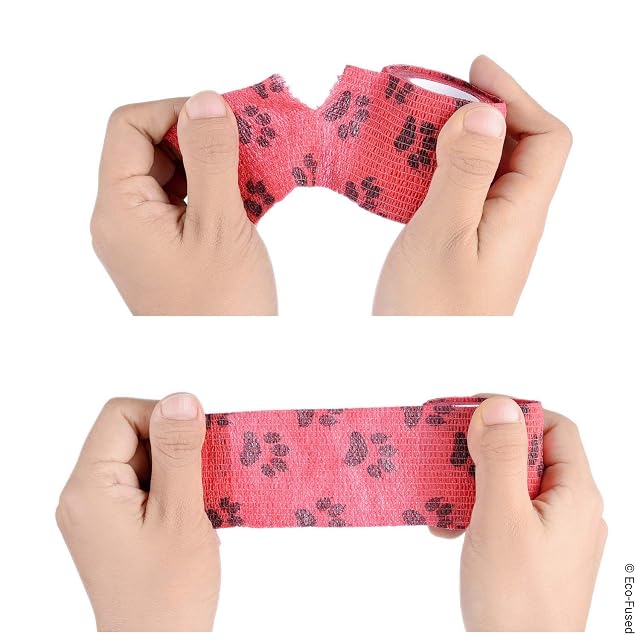 Foto 4 de 7 de Vendaje Autoadherible - Cinta para Heridas para Perros - Paquete de 6