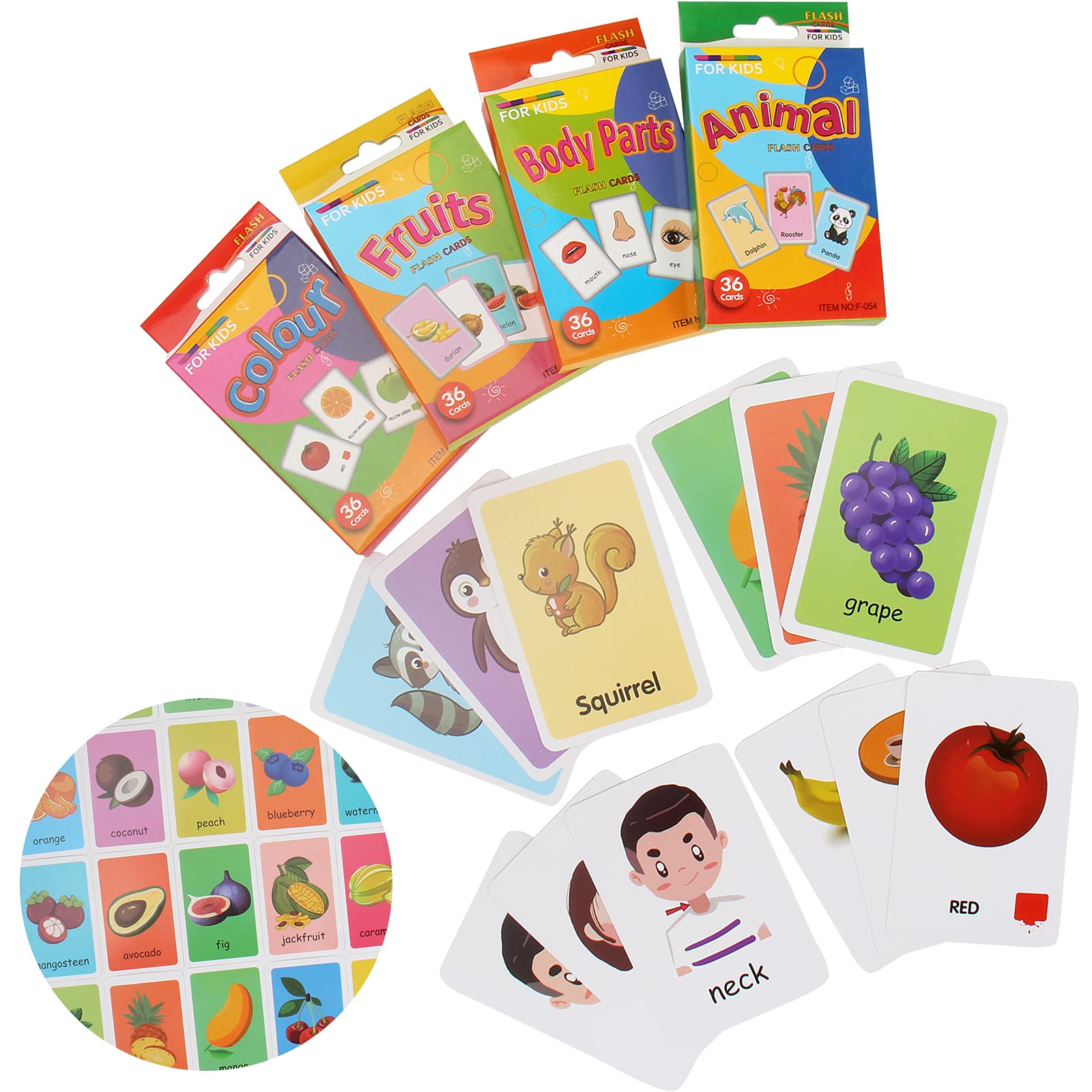 Buy leyun Multi Flash Cards SetBrighter Child Flash CardsEarly
