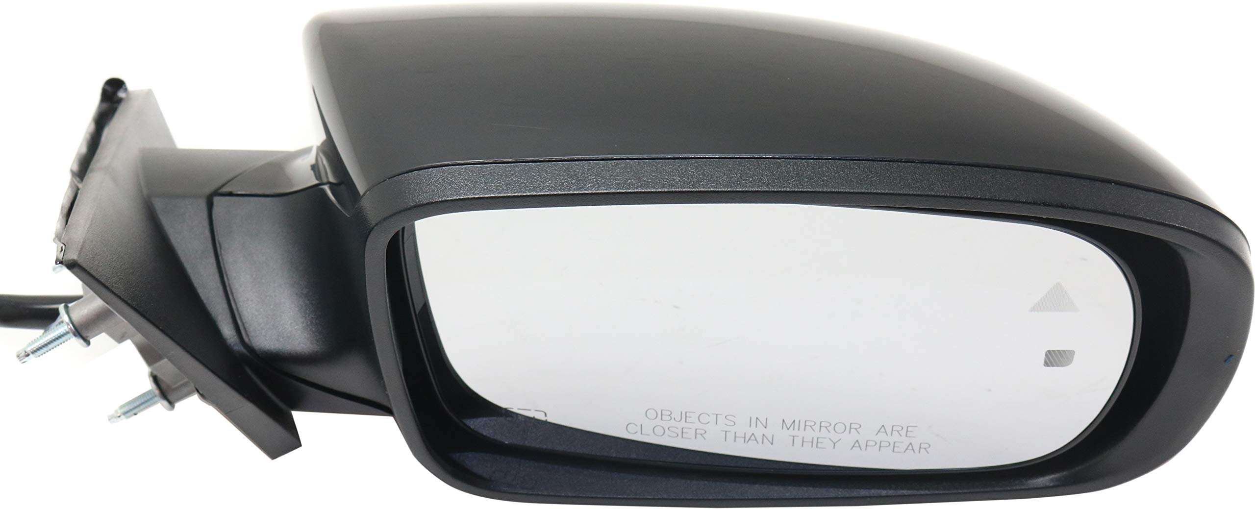 Mirror Power Heated Memory Signal BSD Puddle Chrome Left LH For