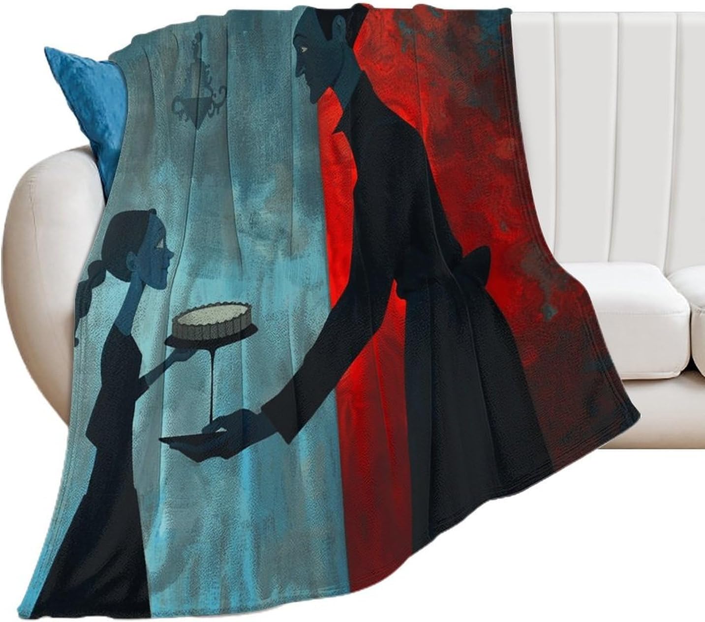 Throw Blanket Ultra Soft Cozy Fleece Blanket Lightweight Comfy Flannel Blanket Give The Girl Pie Travel Blanket All Seasons Blanket for Couch Bed Office Camping Gifts