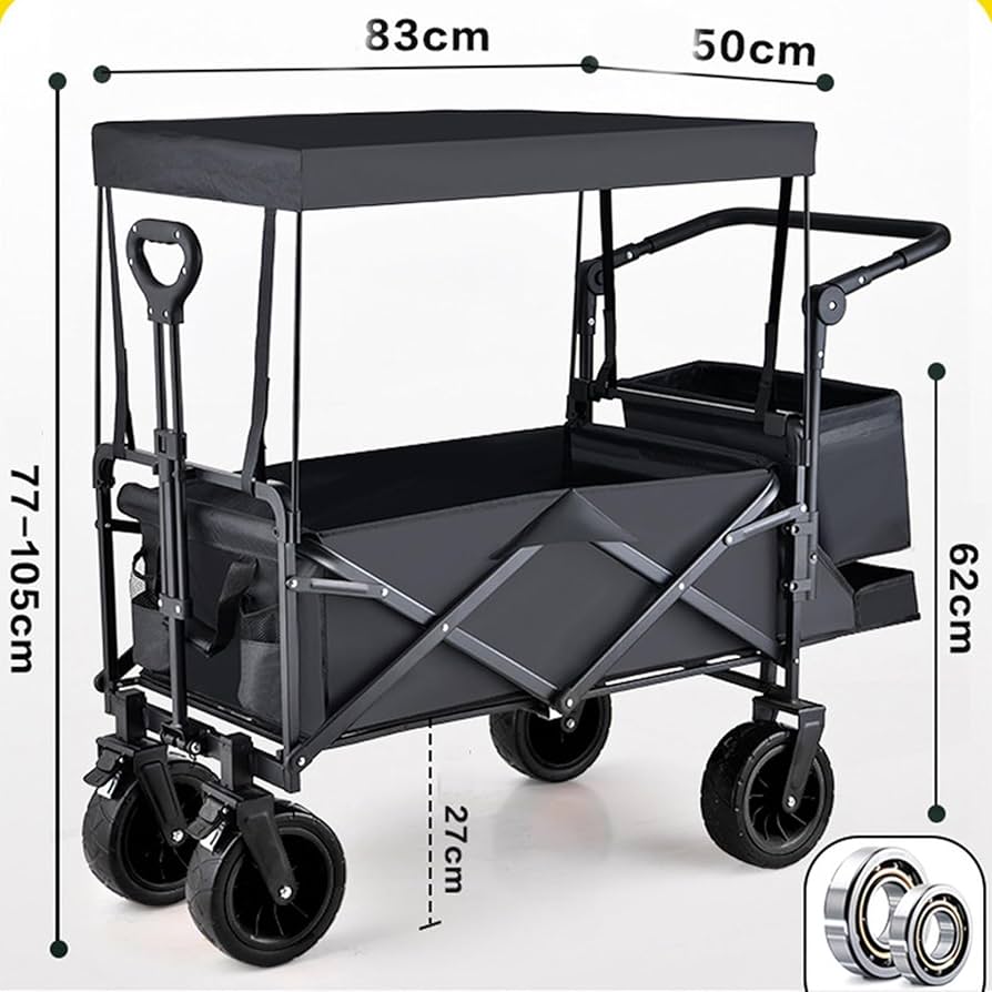 Amazon | [GZGZ] 多頭飼い 大型犬対応 ペットカートワゴン 屋根