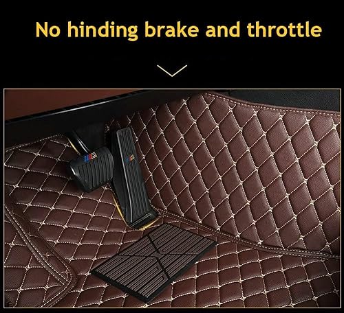 Miniatura 5 de MingyunSM Alfombrillas de cuero de ajuste personalizado de cobertura completa para automóviles, SUV y camionetas, revestimientos personalizables