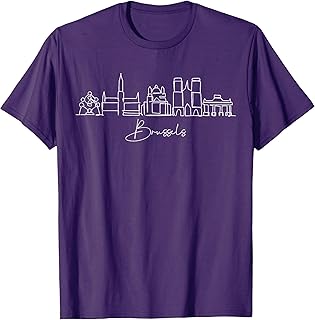 Travel Europe Belgium Brussels Family Vacation Souvenir Tee T-Shirt