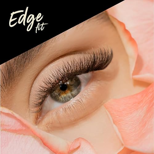 Miniatura 10 de i-ENVY - Pestañas postizas de corte de borde, aspecto dramático natural, ojo de gato, banda transparente, volumen esponjoso, tira suave, pestañas