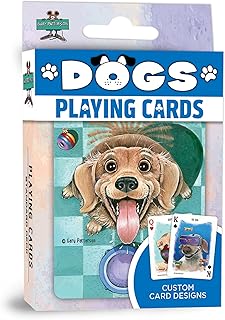 MasterPieces Family Games - Dogs Playing Cards - Officially Licensed Playing Card Deck for Adults, Kids, and Family
