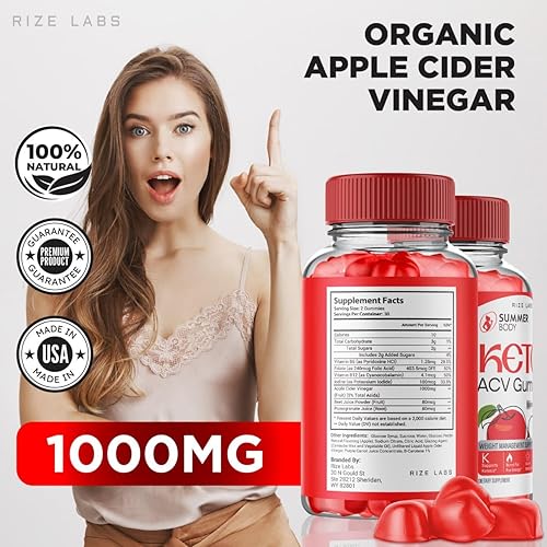 Miniatura 8 de Paquete de 2 gomitas de verano Body Keto + ACV, gomitas Keto de cuerpo de verano para pérdida de peso avanzada, suplemento SummerKeto, gomitas de