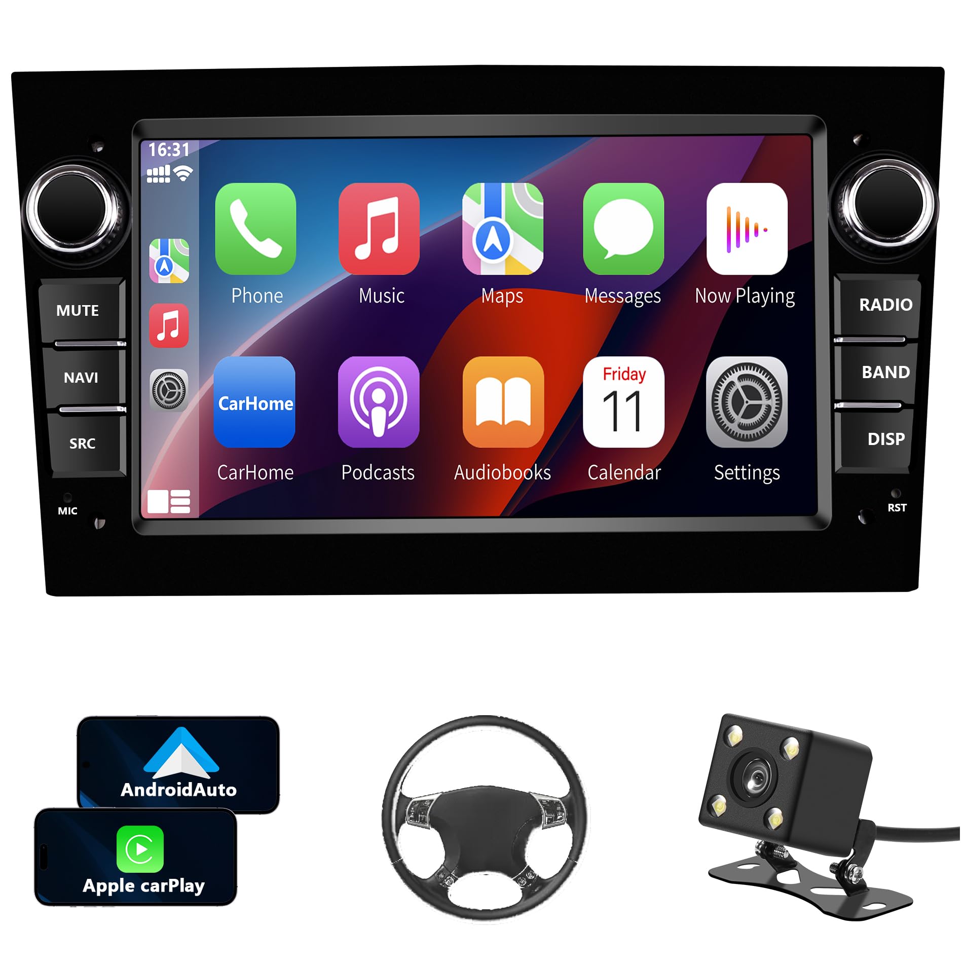 Radio 2 Din dla Opel Astra h/Zafira b/Vivaro/Meriva/Vectra/Combo/Antara/Vectra/Signum