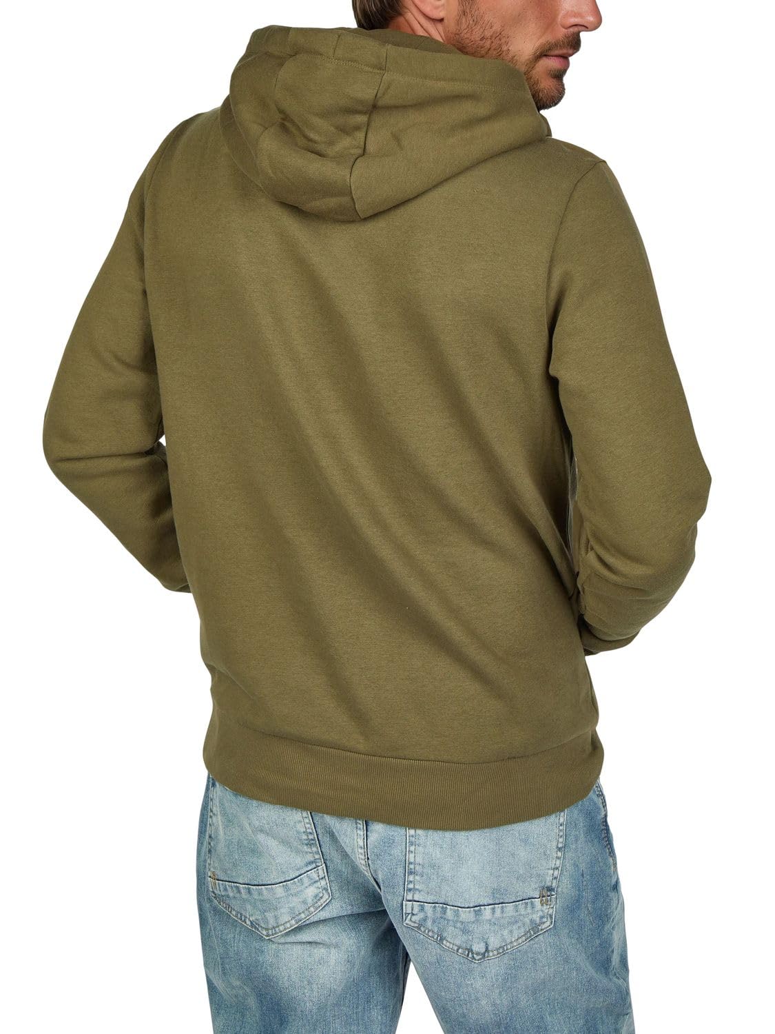 riverso Sudadera con capucha para hombre de corte regular RIVArmin, sudadera con capucha estampado beige, verde, gris, azul, azul marino, negro, S, M, L, XL, XXL, 3XL, 4XL, 5XL