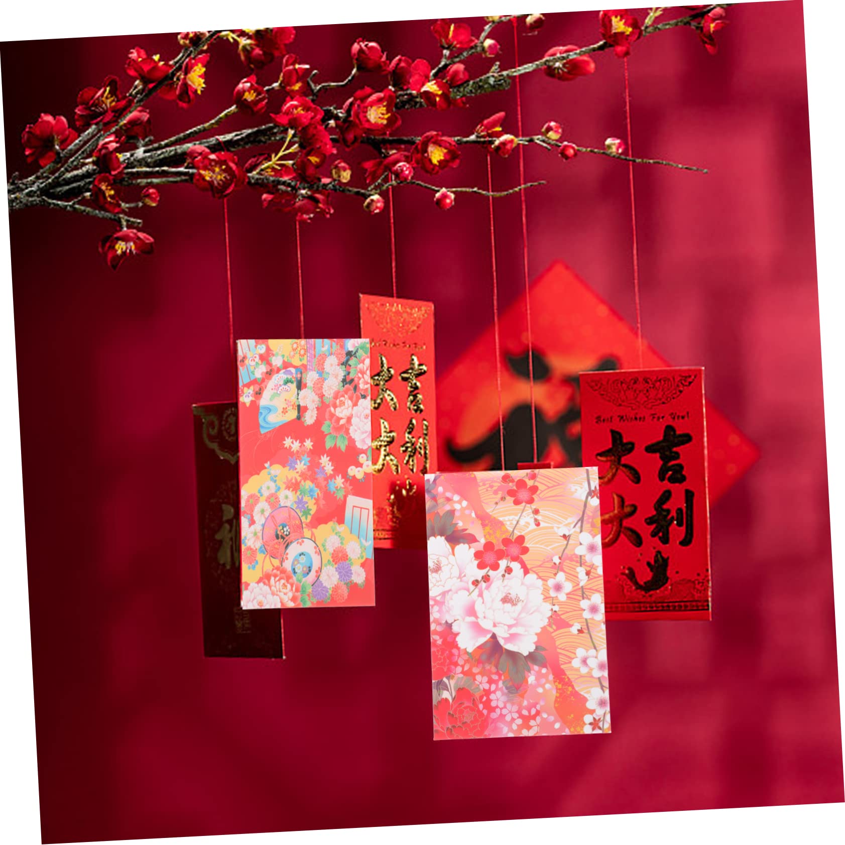 TEHAUX 150piezas Packets Japanese Style Money Envelopes for Year Celebrations Unique and Elegant Design for Gifting
