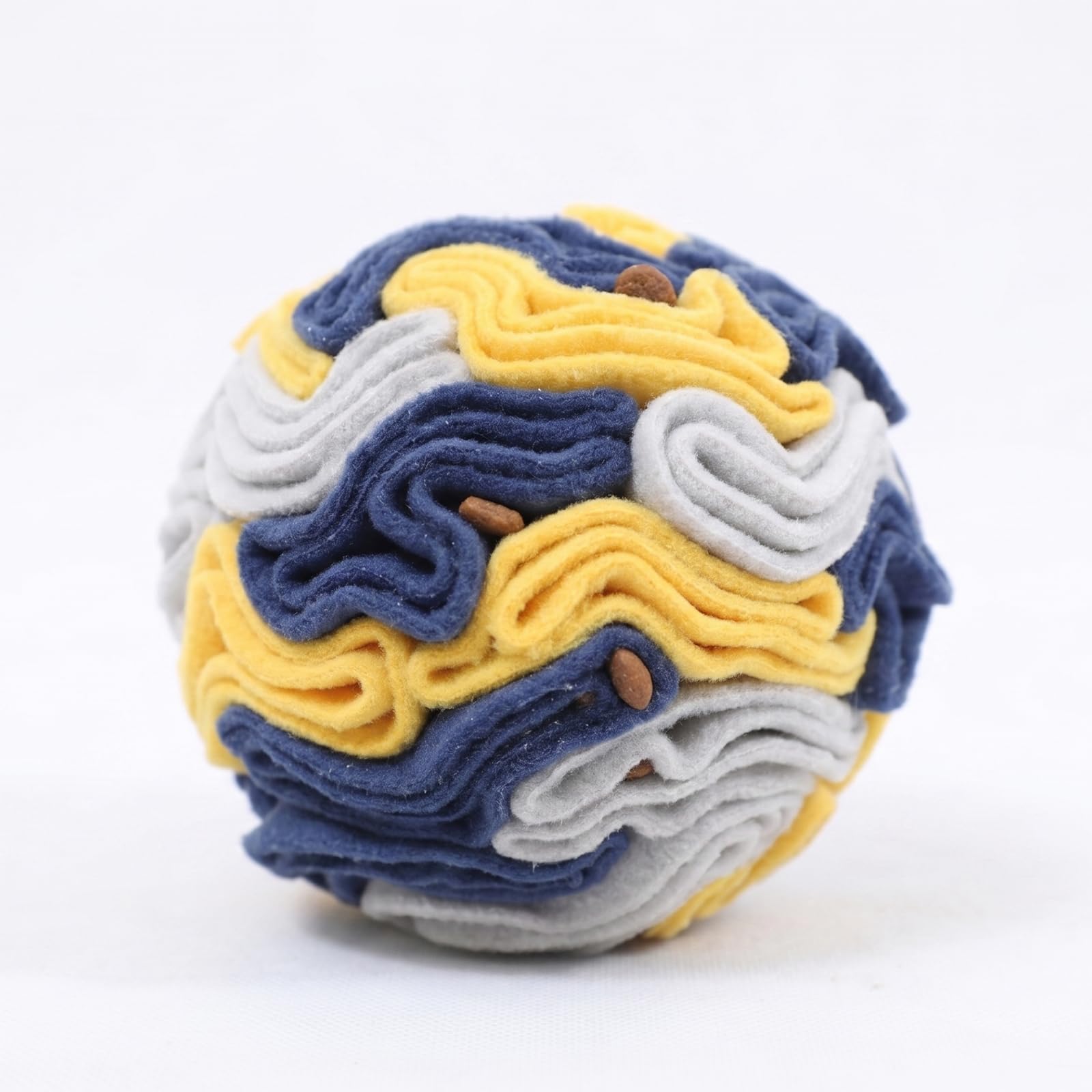 Snuffle Ball for Dogs - Soft Polar Fleece Interactive Puzzle Toy for Mental Stimulation &…