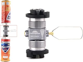 Campingmoon Gas Canister Refill Adapter, Portable Outdoor Gas Saver Lindal Valve Canister Shifter, Camping Canister Vent Valve, Z15