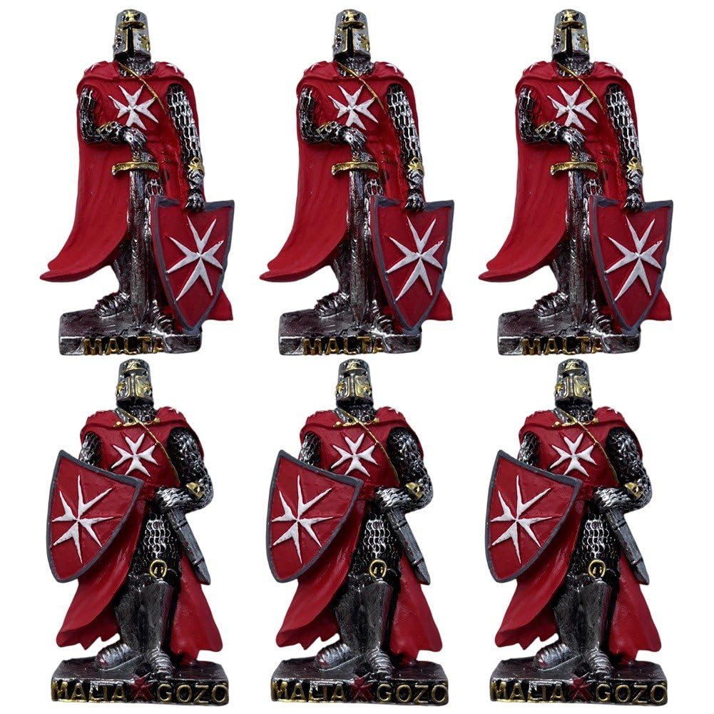 Casiler 6pcs Knight Fridge Magnets Collection Tourism Souvenir Resin Refrigerator Magnets Sticker Home Decoration