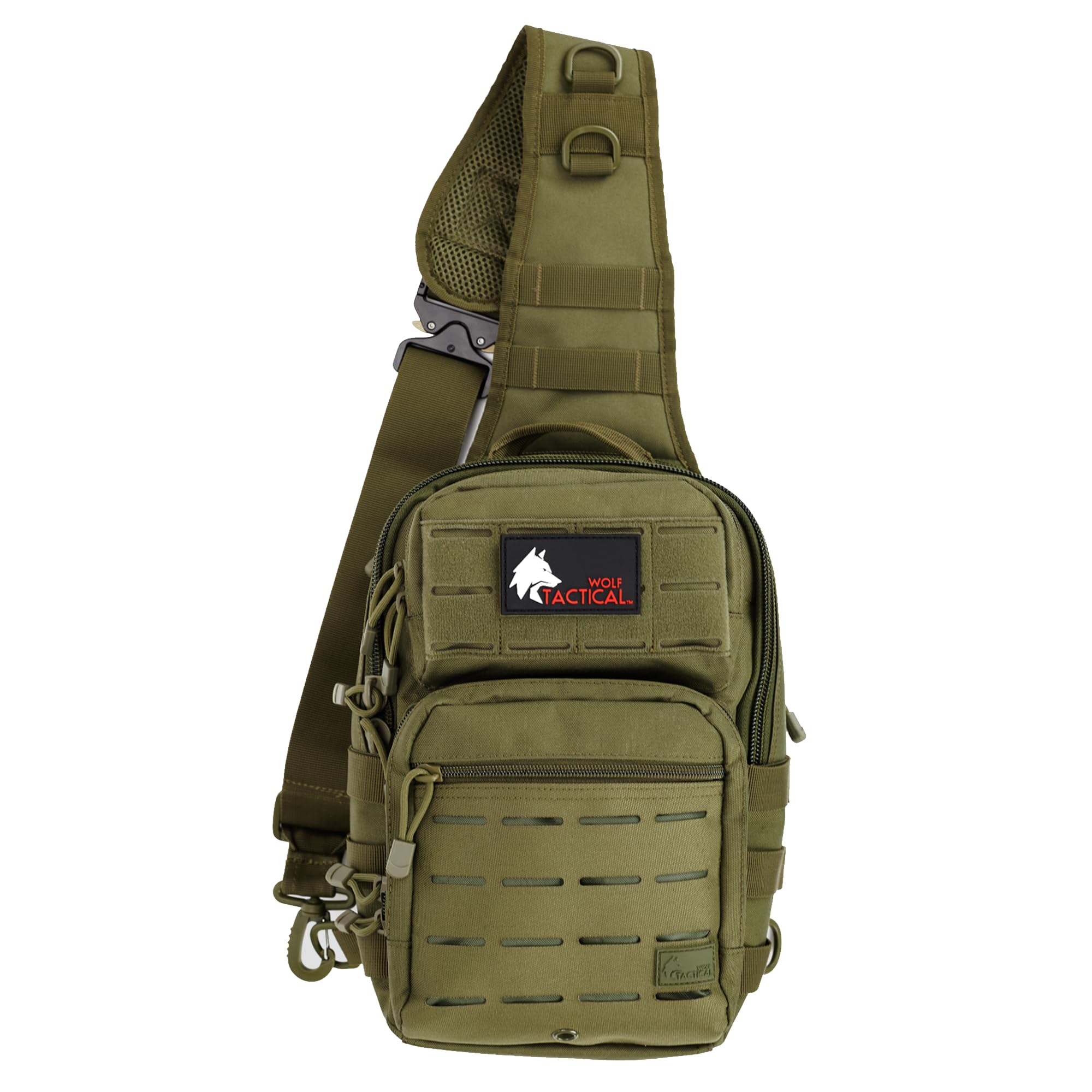 Tactical Compact EDC Sling Bag - Concealed Carry Shoulder Bag For Travel Hiking