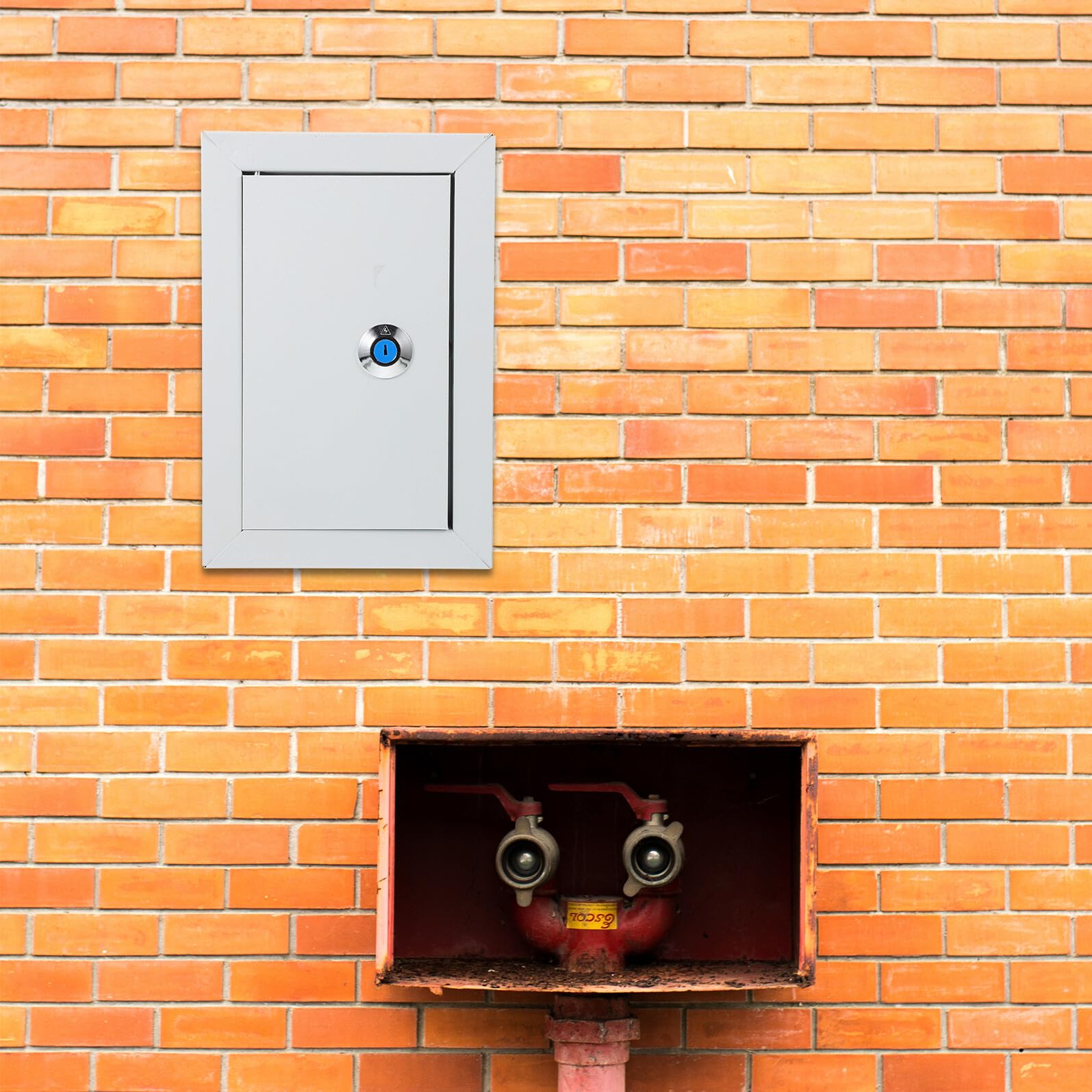 SHINEOFI Scatola Elettrica da Esterno Bianca in Ferro per Distribuzione Sicura e Montaggio a Muro, per Case e Protezione degli Impianti Elettrici