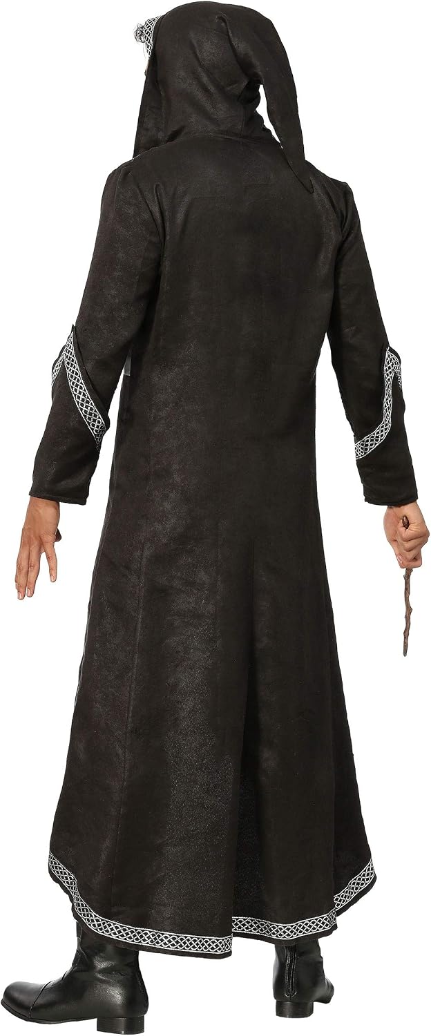 Plus Size Modern Warlock Costume Adult Mens Wizard Outfit