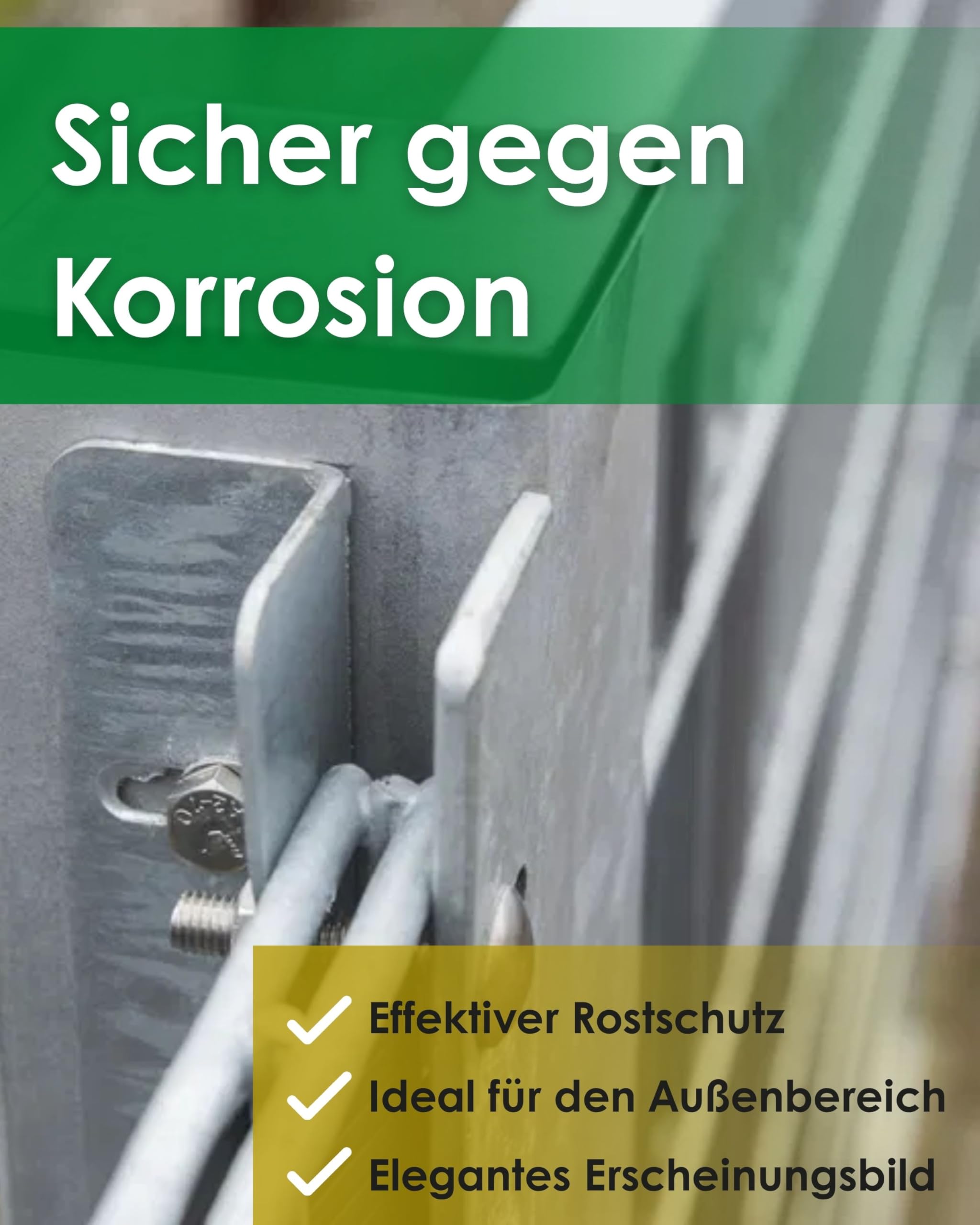 Winkelleiste Zaunanschluss aus Stahl für Doppelstabmattenzaun (RAL 7016 anthrazit Länge 1040mm)